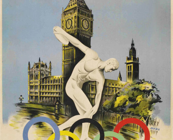 1948 London Olympic Poster